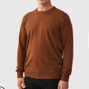 Rodd & Gunn Queenstown Cashmere Blend Sweater NWT Size XL Truffle
